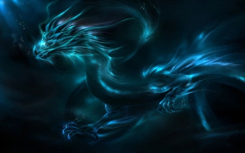 Le dragon bleu