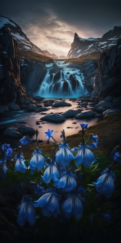 a beautiful photo beautiful icelendic blue flowers shin c473d6d5-73b4-4258-94a4-858a37d2a61a