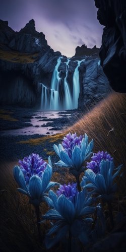 a beautiful photo beautiful icelendic blue flowers shin ef72efcf-4070-4c30-900a-e272f19b0f5a